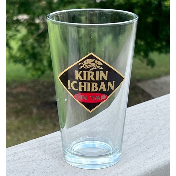 Kirin Ichiban On Tap Japanese Lager Style Beer Japan Logo Pint Glass - Picture 4 of 4